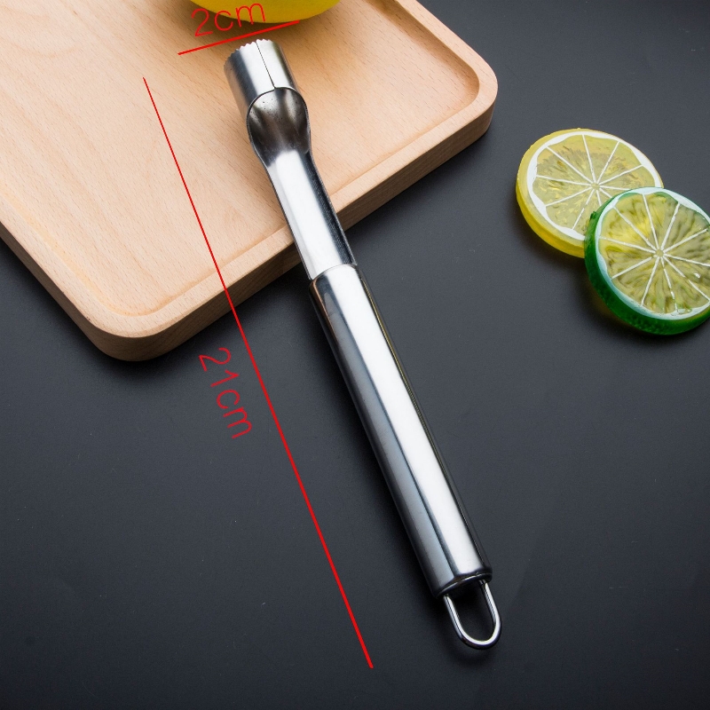 Küchenwerkzeug-Set aus Edelstahl 430, Gadgets und Zubehör, Obstball-Schnitzmesser, Obstschäler, Eislöffel, Kartoffelmesser