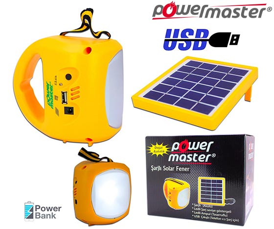 Powermaster Zonnepaneel Zoeklicht (Een Paneel)