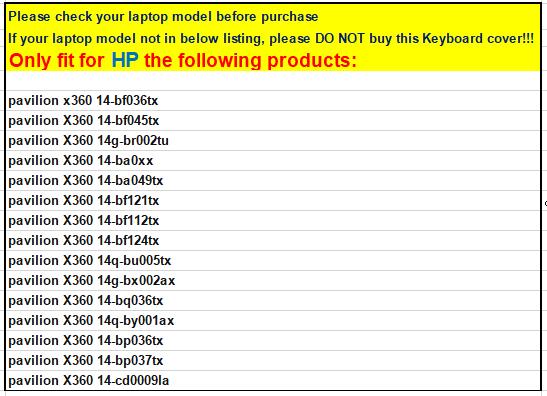 Laptop keyboard cover til hp pavilion  x360 14 tommer notebook beskyttende hud tpu klar film