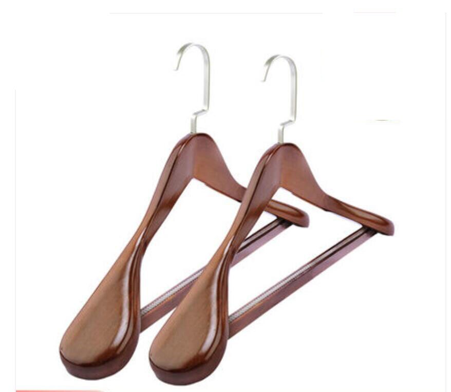 4 teile/los 40/44/45 cm männer und frauen massivholz breite-schulter kleidung Gestell kleidung speicher anzug Gestell ohne Sporn Anti-Schleudern: 40cm   E