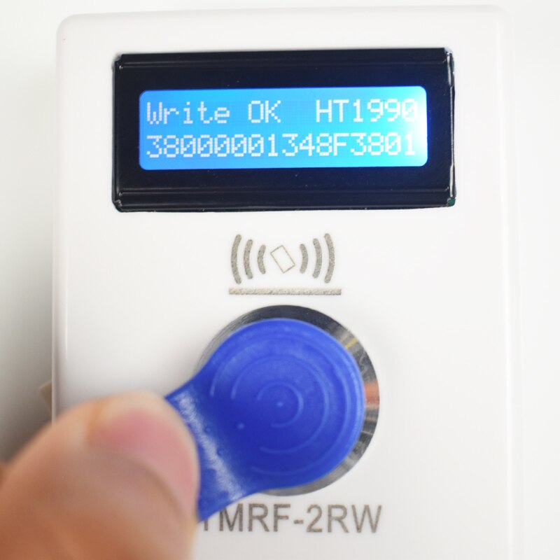 TM RFID Copier Duplicator Handheld RW1990 TM1990 TM1990B Ibutton DS-1990A I-Button 125KHz EM4305 T5577 EM4100 TM Card Reader