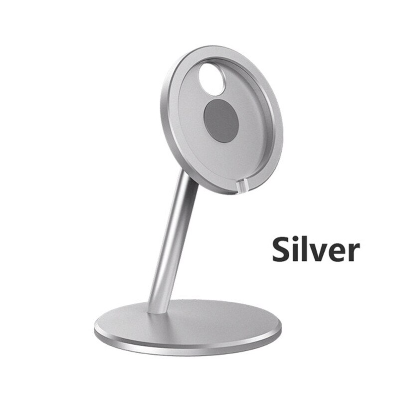 Magnetic Wireless Phone Charger Stand - 15W Fast Charging - Type-C Cable Included - For iPhone 12 Series: Silver