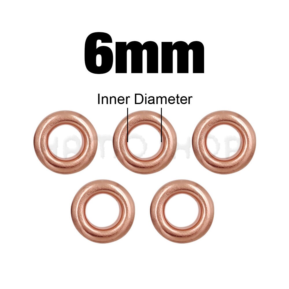 100 Uds. Ojales de Metal con agujeros de Color oro rosa con arandela para accesorios de artesanía de cuero Diy zapatos cinturón gorra bolsa etiquetas ropa: Pistola de metal