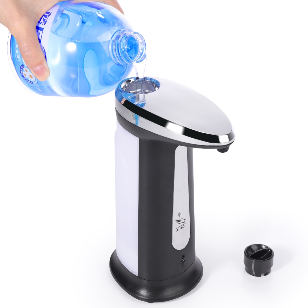 400Ml/250Ml Automatische Zeepdispenser Automatische Schuim Zeepdispenser Touchless Ir Infrarood Sanitizer Dispensador