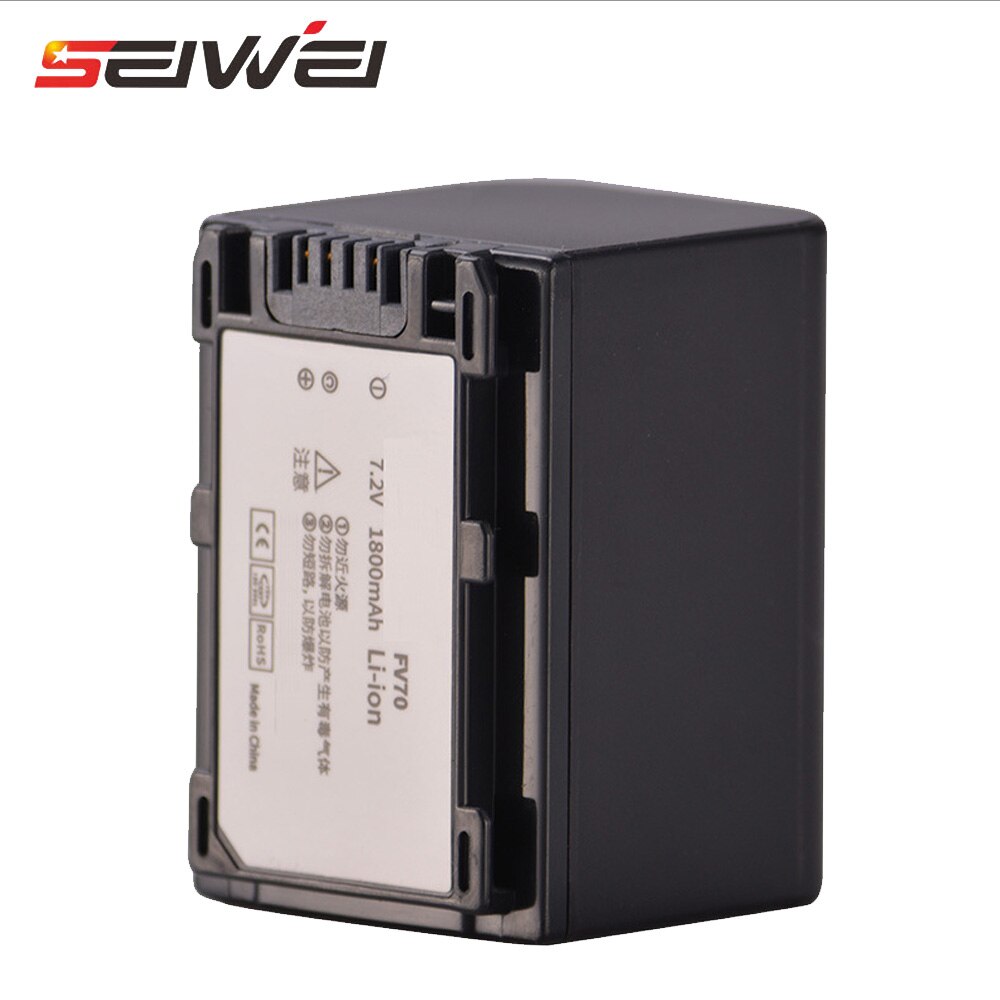 Camera Battery and USB Charger Set - 1800mAh NP-FV70 Battery for Sony HDR-CX Series: 1