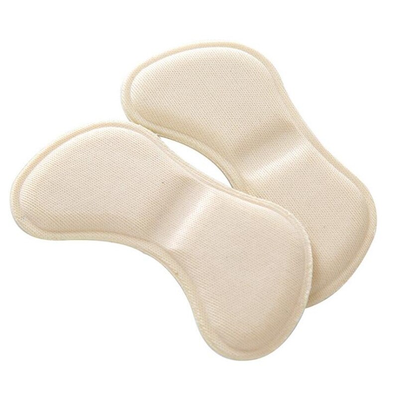 2 Stuks Hoge Prestaties Foam Inlegzolen Anti Slip Kussen Pads Voeten Care Tools Protector Wrijven Hak Schoenen Inlegzolen Insert: beige A