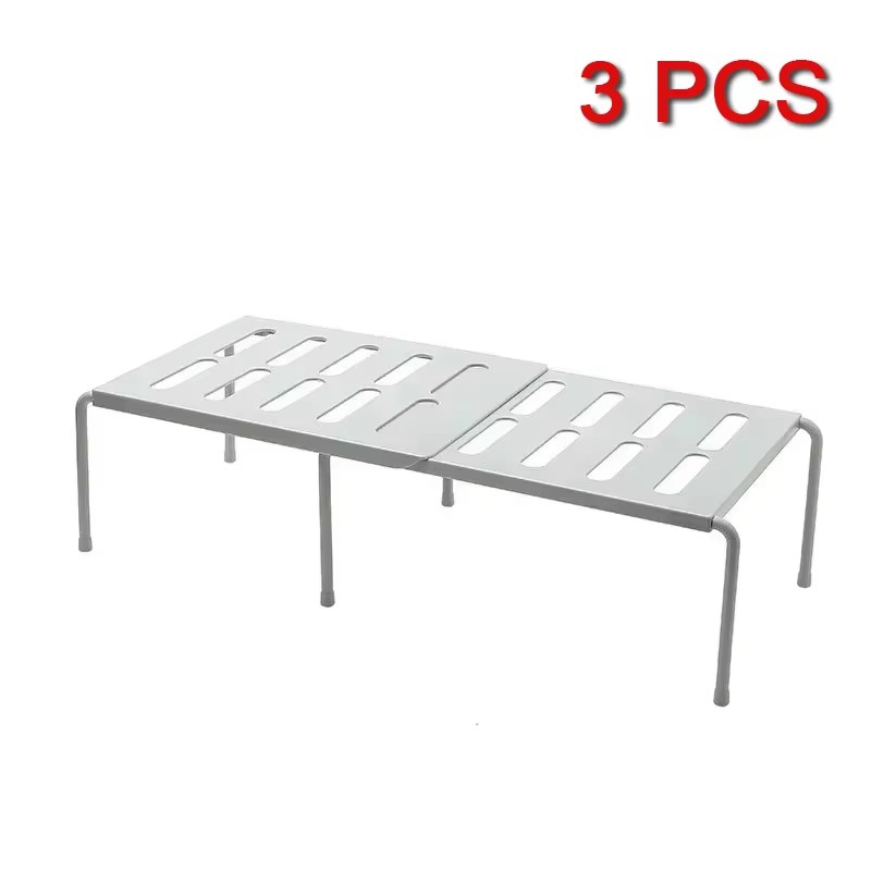 ABS Shoe Rack Extensible Storage Shelf Shoe Organizer Holder Under Sink Telescopic Storage Rack Kitchen Cabinet Organizer: Blue