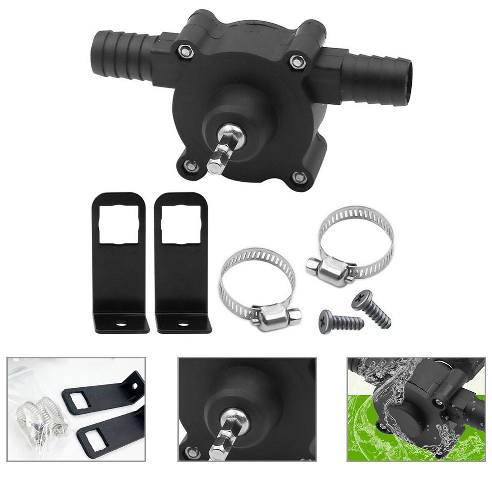 Small Black Plastic Water Pump Self-priming Centrifugal Pump For For Transporting Light Liquids Gardening Equipment Accessories