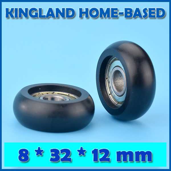 10 Pcs 8*32*12mm 3D Printer Accessories DIY Pulley Wheel Plastic Pulley Wheel Driven Wheel Sliding Wardrobe Door Wheels