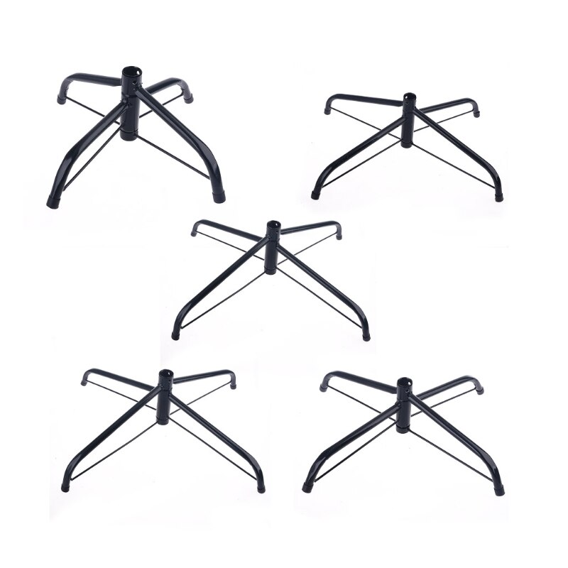 30/35/40/45/50/60 Christmas Tree Base Stand Foldable Iron Bracket Bottom Holder X6HC