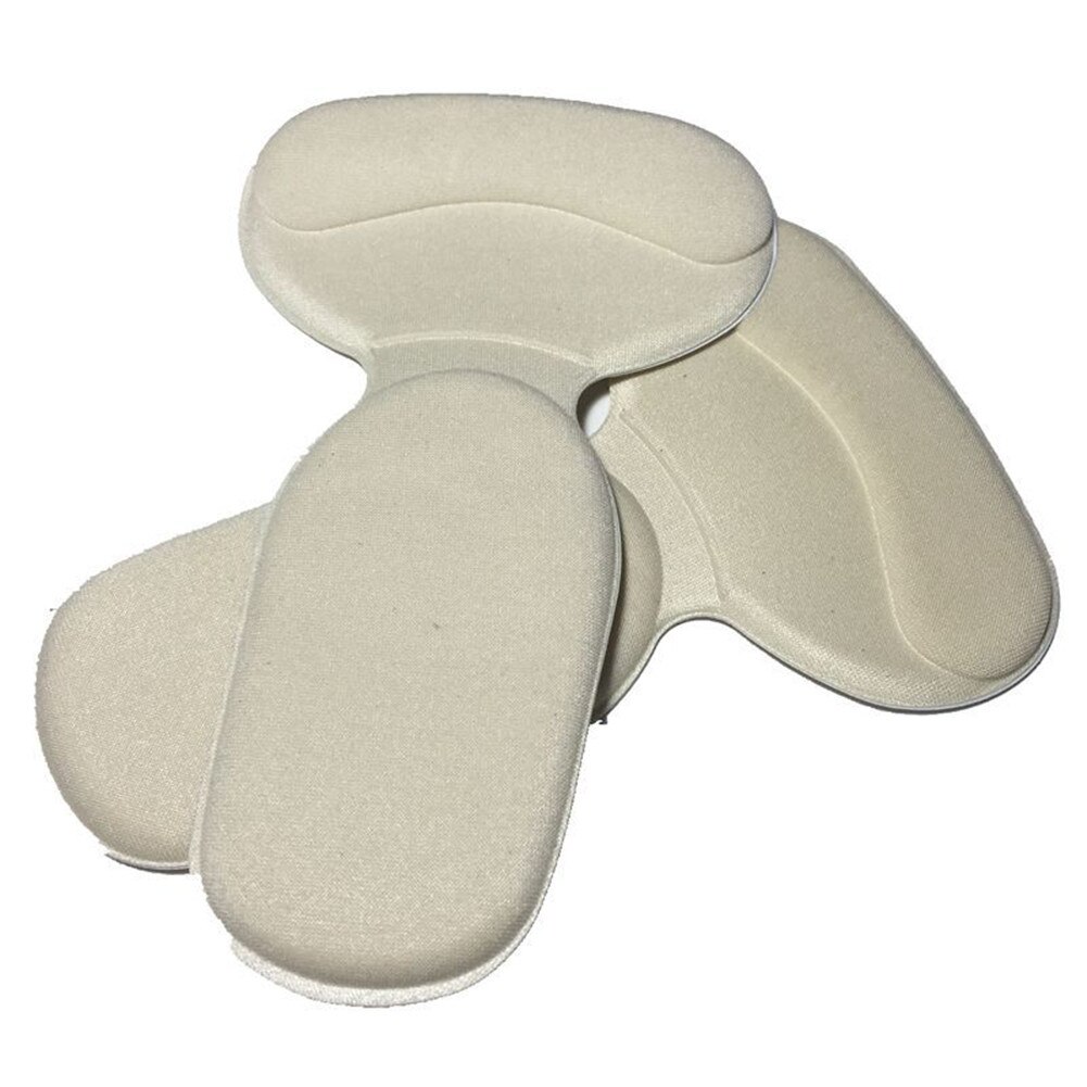 Plantillas en forma de T para zapatos, almohadillas de tacón alto, plantilla Súper suave, cojín de esponja antideslizante, Protector para el talón, ,