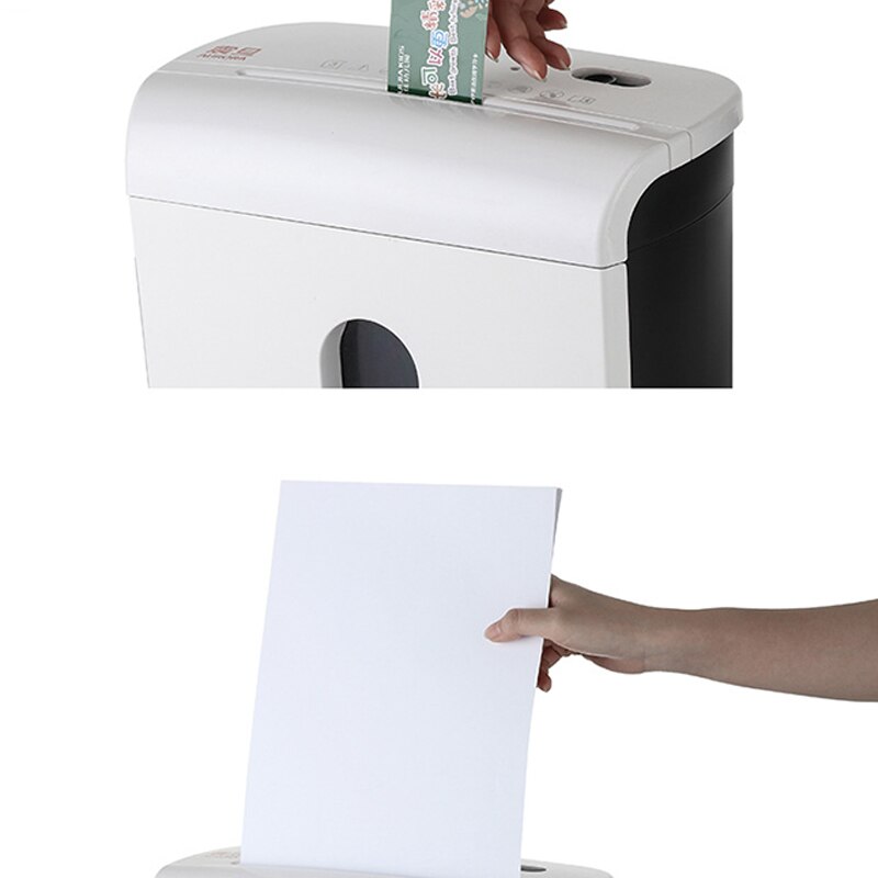 3.5L 2*10mm Shredder Small Portable Silent Household Electric Small Particle Mini Shredder Document Waste Paper Shredder Office