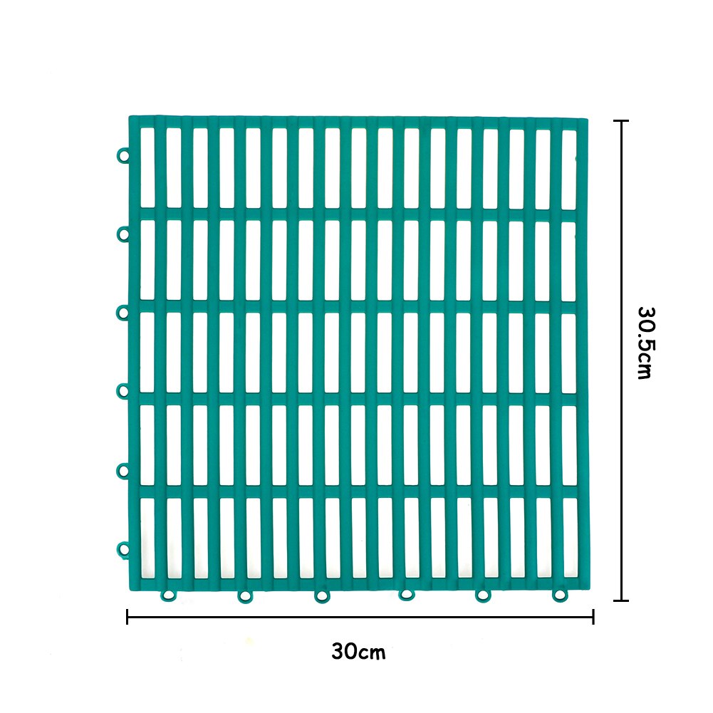 Interlocking Non Slip Drainage Floor Tiles, PVC Bath Shower Floor Mat for Bathroom, Kitchen, Toilet ,Pool Wet Areas Splicing Mat