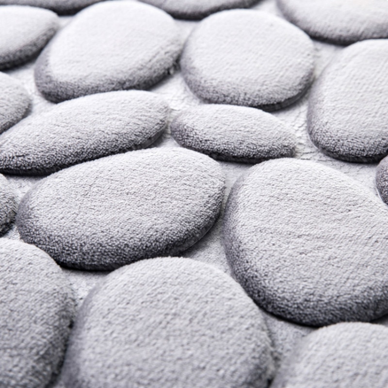 40x60cm bath mats Coral Fleece Bathroom Memory Foam Rug Kit Toilet Non-slip Mats Floor Carpet Set Mattress for Bathroom Decor