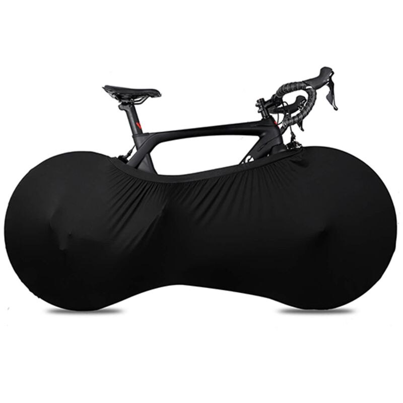 Dustproof Mountain Road Bike Cover Indoor MTB Bicycle Wheel Protection Gear Bag W91C: Black