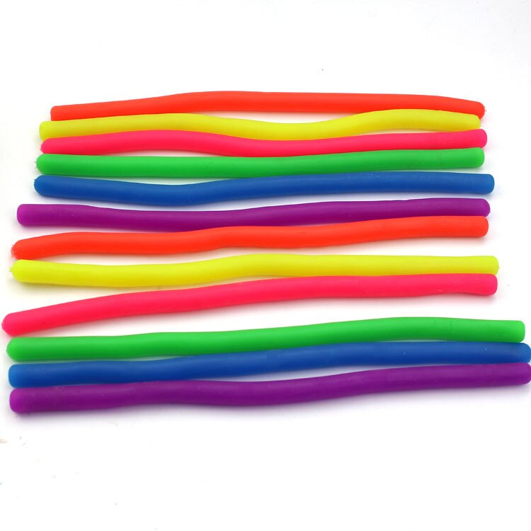 1Pc Hand Hyperflexion Stretchy Antistress Jokes Noodles Rope Squeeze Toys Anti Stress Toys String Fidget Autism Vent Toys GYH