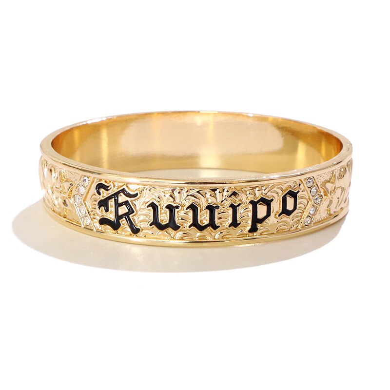 KOMI Inner Diameter 7-8 CM 100G Hawaii Samoa Marshall Polynesian Pohnpei Tonga Words Man Woman KUUIPO Closed Bracelet Bangle: 8cm