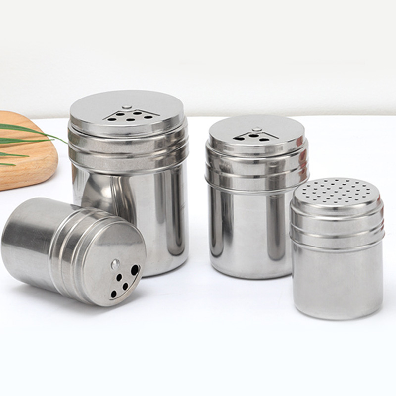 Seasoning Bottle 3Pcs Shaker Spice Bottle Airtight Spice Shaker with Top Rotatable Seasoning Shaker Kitchen Gadget