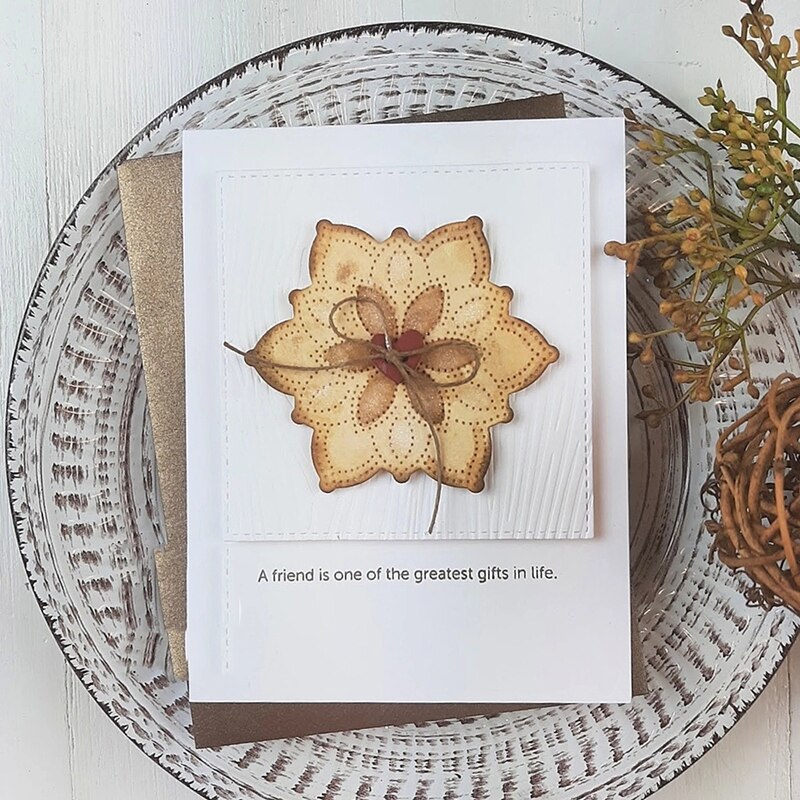 Ch zespuntige ster gestikte metalen snijmal diy scrapbooking knutselen reliëf maken sjabloon