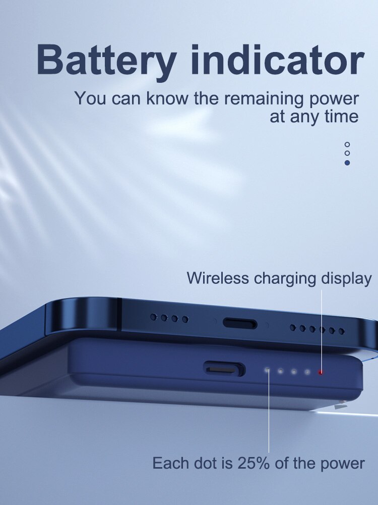 Powerbank Portable power bankWireless External battery Magnetic External battery fast charge Portable battery telephone portable