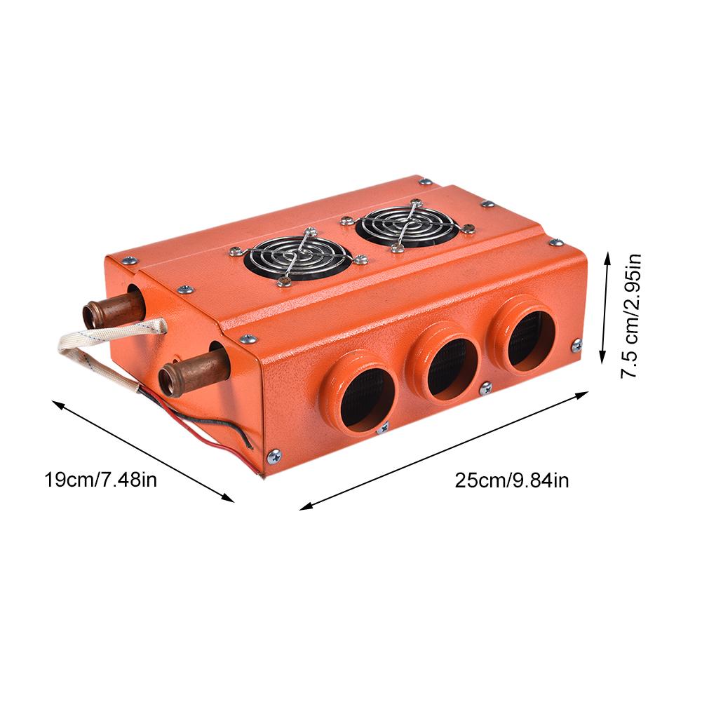 Chauffe-vitre électrique 12V 80W | Pour voiture, chauffage d'hiver, pare-brise, siège dégivreur, déhousseuse, pour RV bateaux pour camping-Car