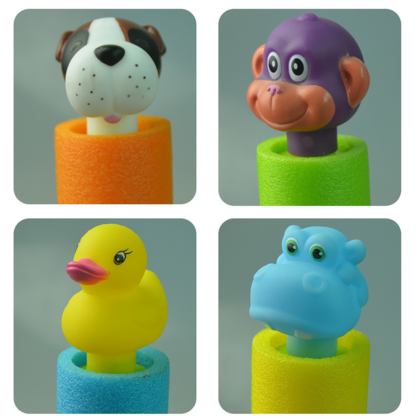 4 Pack Wasser Spritzgerät Schaum Wasser Blaster spritzen Sommer Ich bin Freien freundlicher Lustige Spielzeug einstellen freundlicher Schwimmen Schwimmbad Spielzeug Schießen # g30