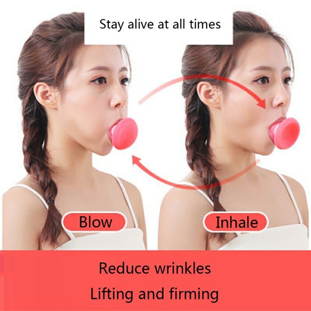 Silicone V Face Facial Lifter Double Chin Slim Skin Care Tool Firming Expression Exerciser Remove Masseter Muscle Line