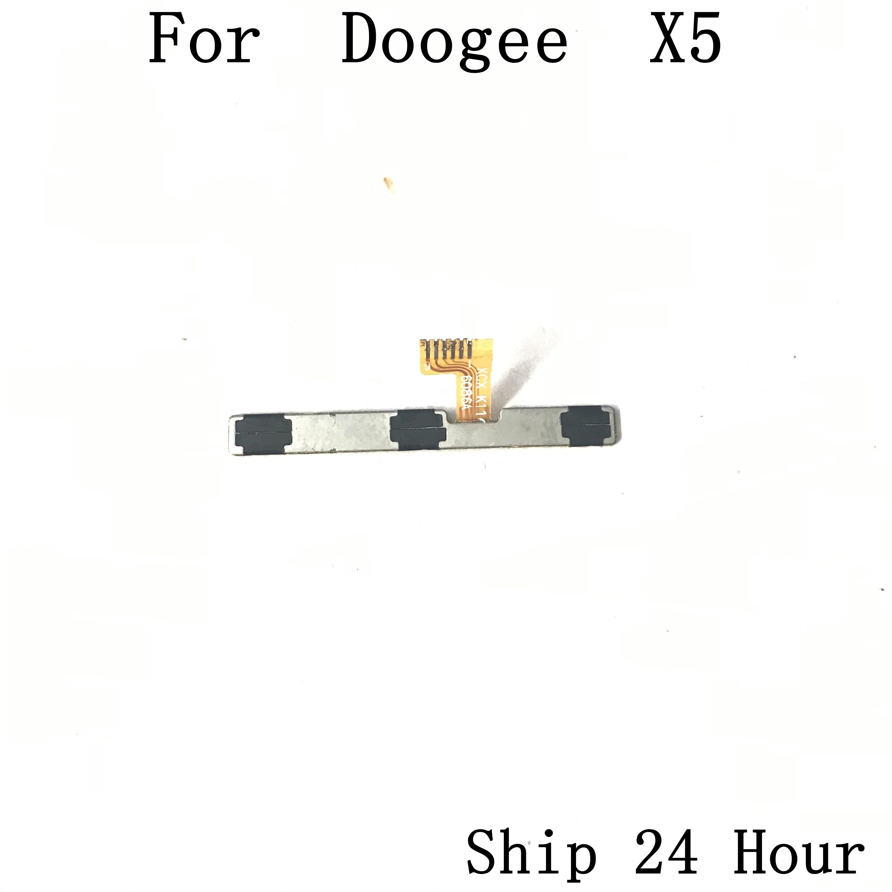 Doogee X5 Verwendet Power On Off Taste + Lautstärke Taste Flex Kabel FPC Für Doogee X5 Reparatur Befestigung Teil Ersatz