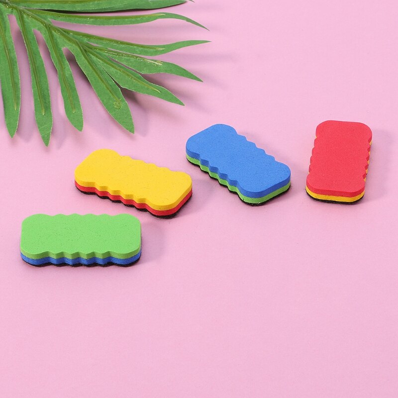 Gomma per lavagna bianca colorata 1 PC per materiale scolastico per ufficio Multi colore a secco