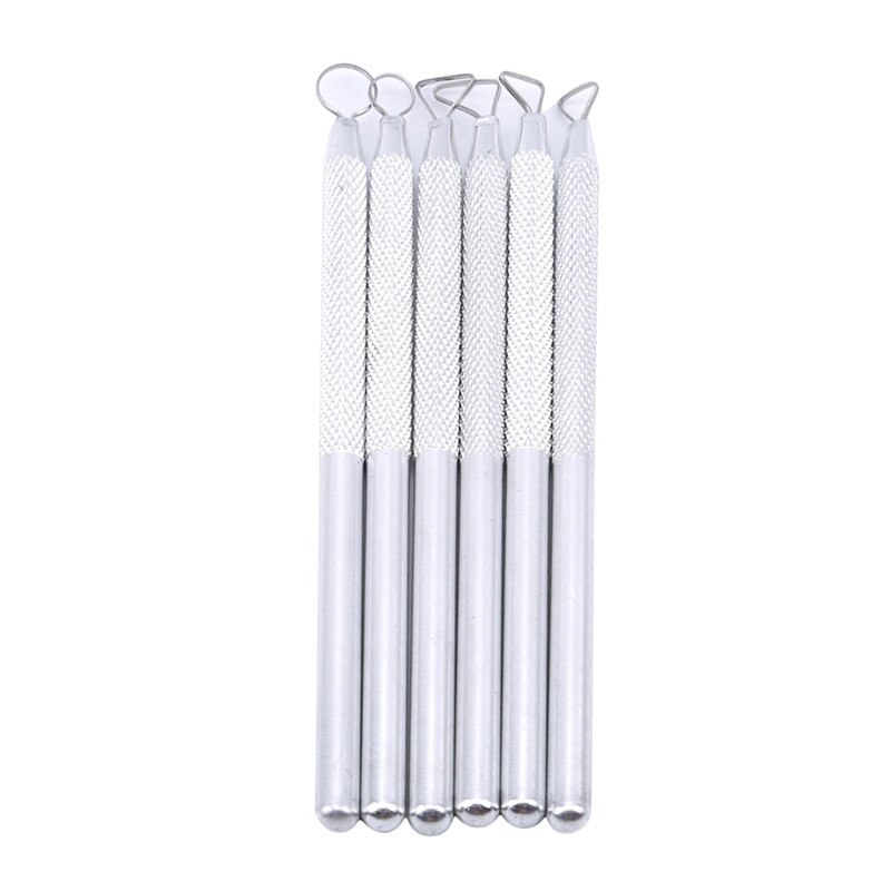 6pcs/set Polymer Ceramic Modeling Kit Modeling Clay Tools Clay Sculpting Wax Carving Pottery Tools: Default Title