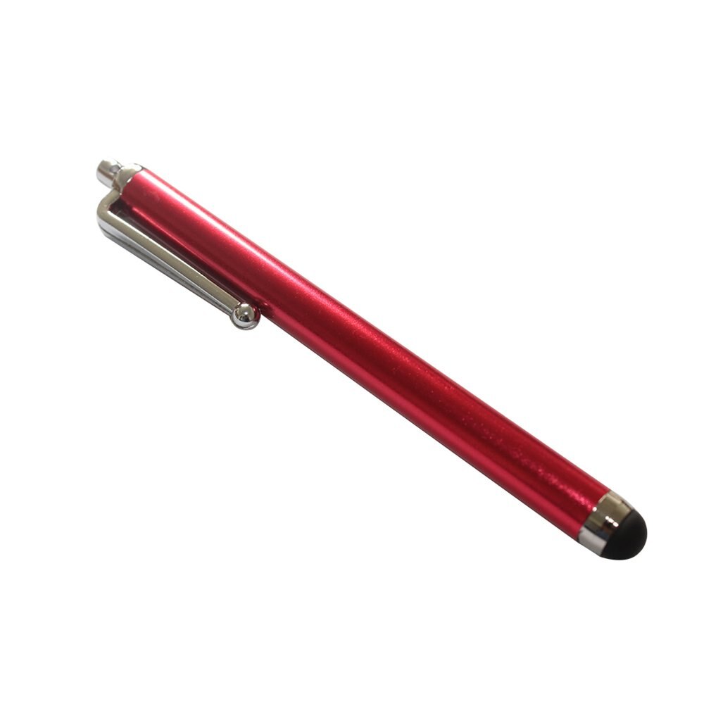 Light Mobile Phone Capacitor Pen Metal Handwriting Touch Screen Pen Mobile Phone Tablet Universal Touch Pen: red