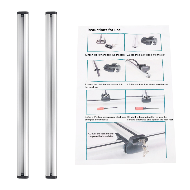 2PCS 120Cm 135Cm Universal Roof Rack Cross Bars For Car Roof Top Bag Storage Luggage Support Auto