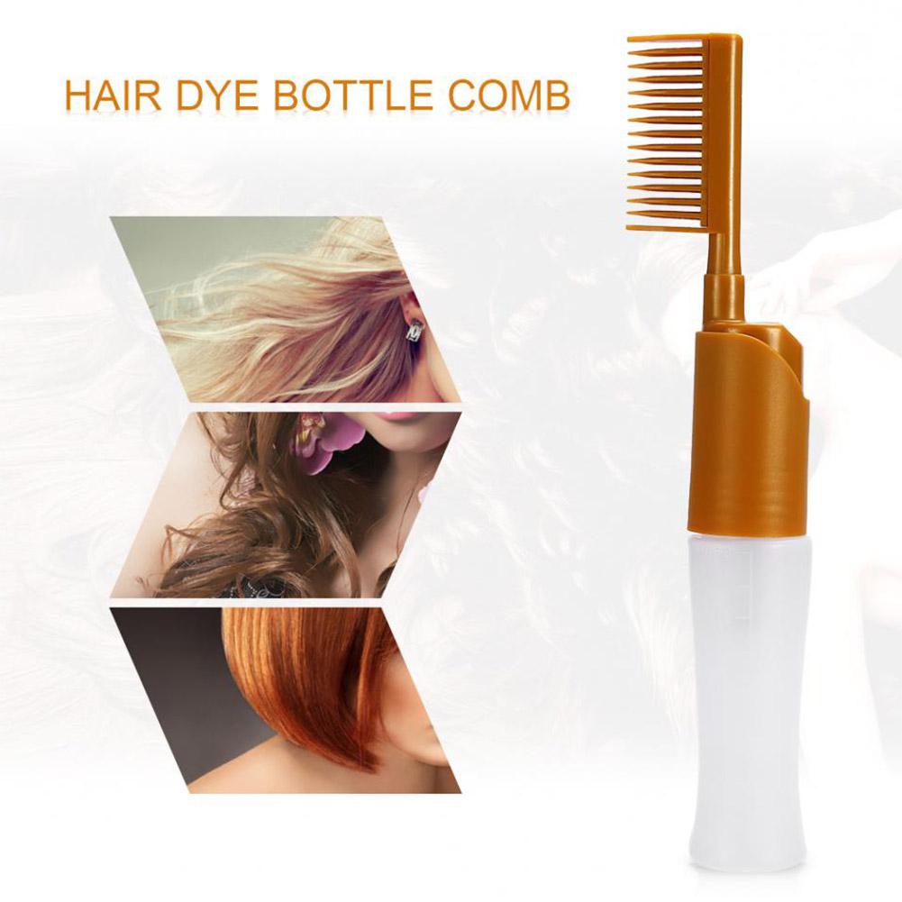 Applicateur de teinture pour cheveux brosse Salon bouteille vide distributeur de teinture pour cheveux peigne de teinture à colorier outil de coiffure pompe à eau: Default Title
