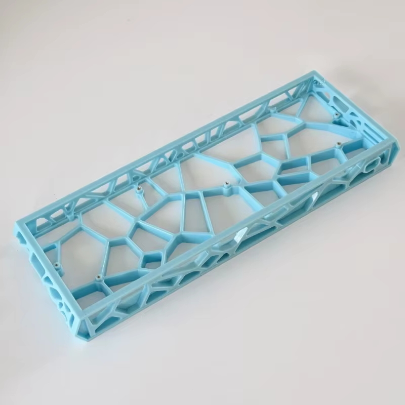 Holy60 Hollow Keyboard Case GH60 GT60 Mad60 Wooting60 M6 Custom Keyboard Shell White/red PC Gamer DIY Mechanical Keyboard: Amber