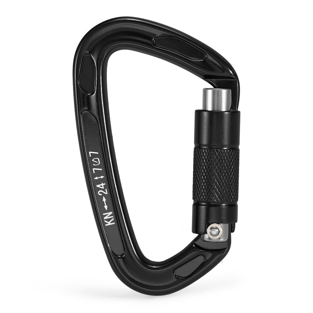 Lixada 25kn karabinhage klatring heavy duty carabineros camping bjergbestigning klatreudstyr rappelling canyon mosketon: 11