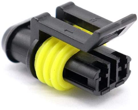 10 Kits 2 Pin Way Waterproof Electrical Connector Plug 1.5mm Series Terminals