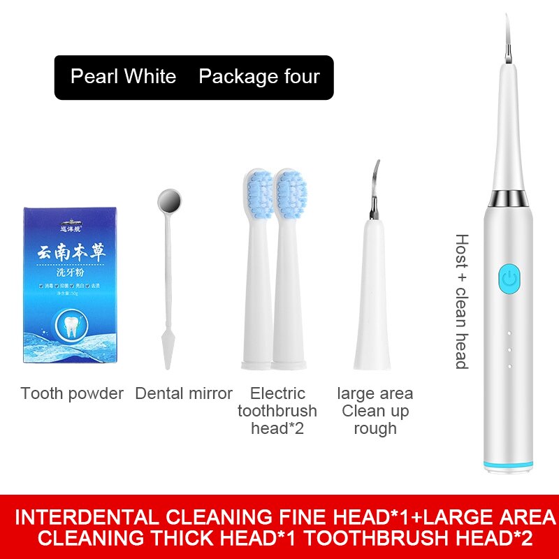 Multifunctional Electric Toothbrush Tooth Scrubber Remove Calculus Tooth Care Tool Ultrasonic Electric Dental Scaler