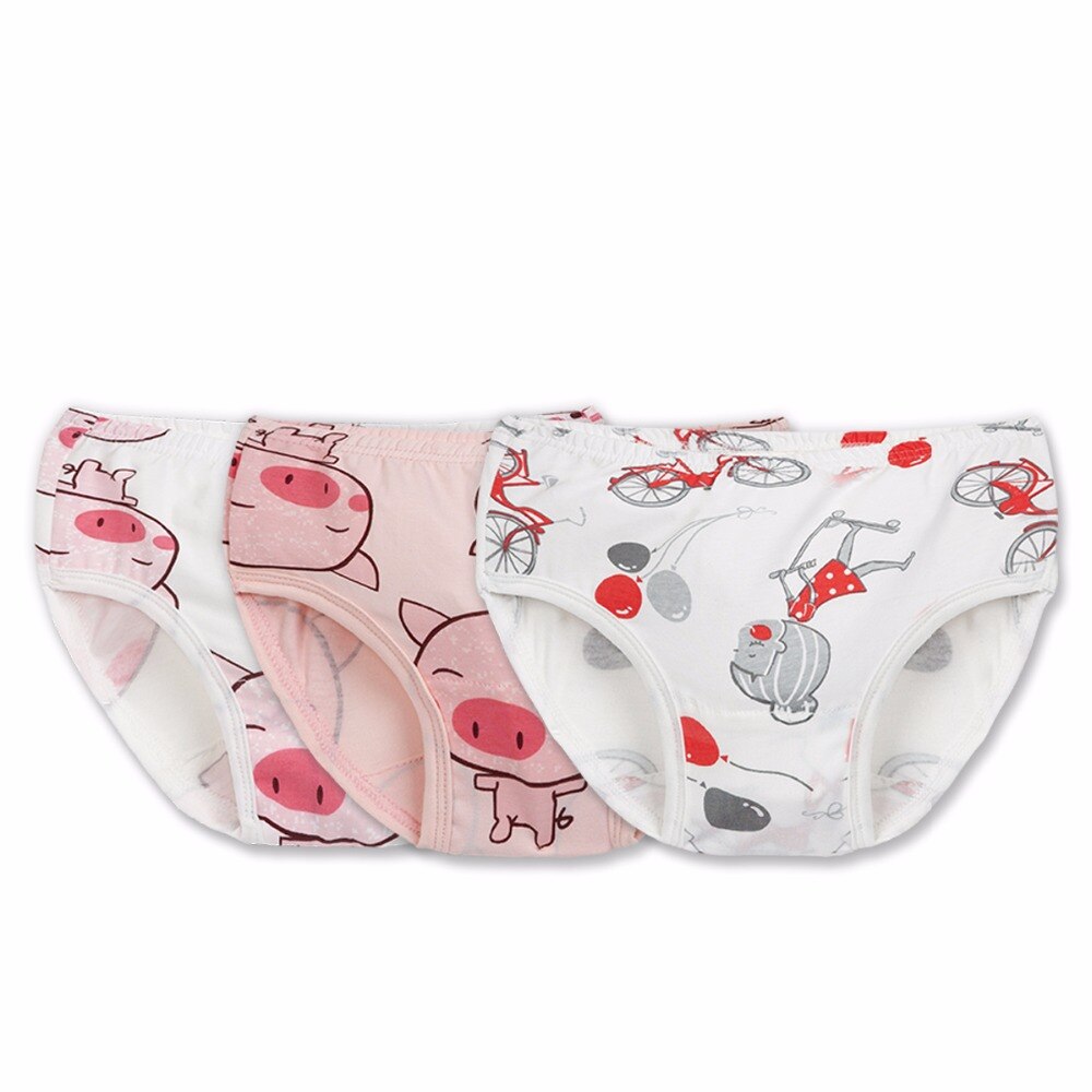 Children's underwear girl's briefs cute pig cartoon briefs cotton comfortable baby briefs Z478432