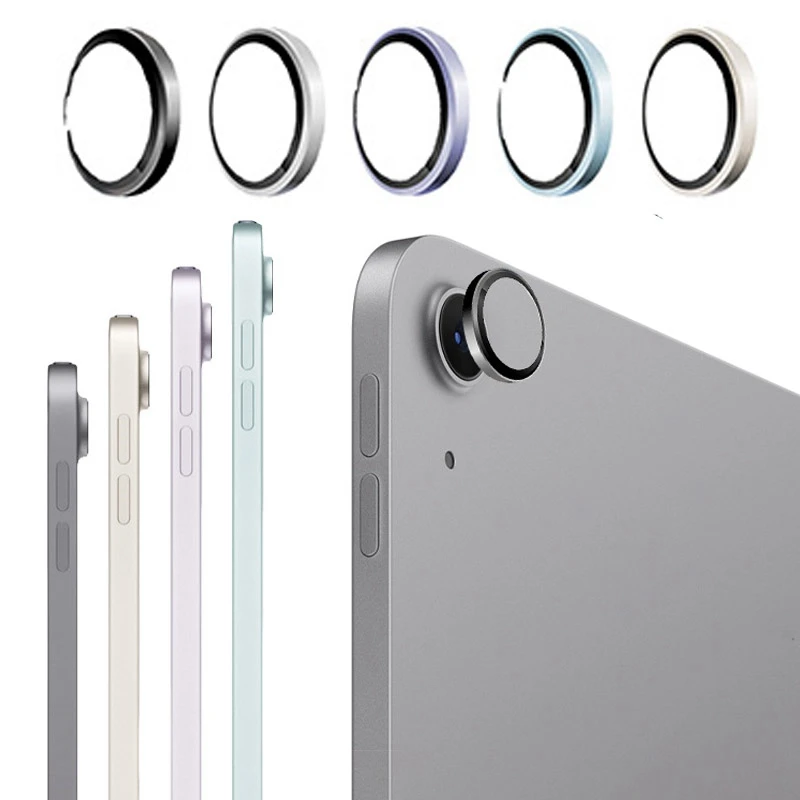 Protector de lente de cámara de Metal para Apple IPad Pro Air7 11 pulgadas 13 "2025 2024 cámara trasera Ultra HD Protector de anillo tapa de lente de vidrio