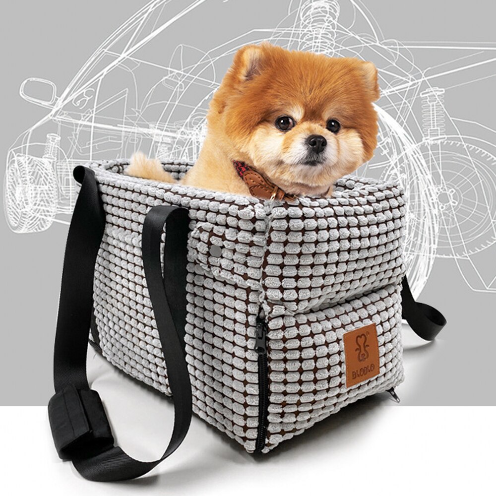 Draagbare Hond Kat Auto Mat Kennel Veiligheid Zetel Auto Centrale Controle Universele Voertuig Armsteun Doos Hond Draagtas Huisdier levert