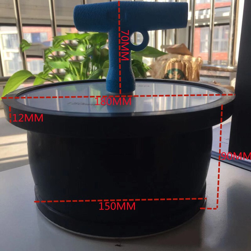 Rubber Plug With Handle Sewer Drain Pipe Plug Return Pipe Plugging Water Channel Sealing: Suitable160 tubes