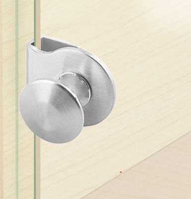 Glass display cabinet/Showcase locks, Zinc Alloy,5-8mm glass, single/Double door,No need drilling,DIY cabinet,easy to install: glass handle