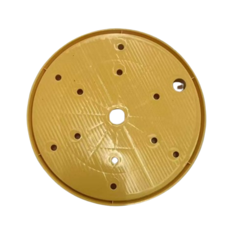Plastic Round Flower Pot Lining Durable Drainage Holes Flower Pot Drainage Tool Portable Removable Planter Insert Patio: Beige