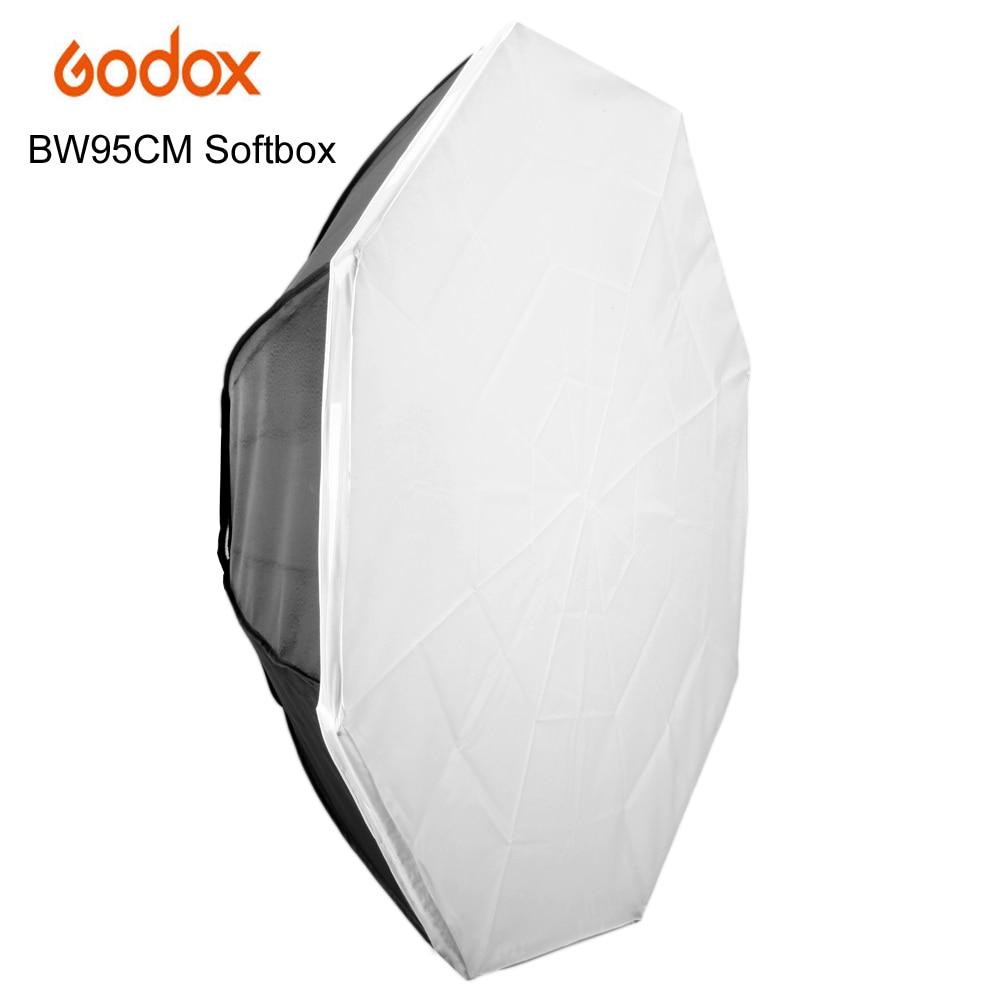 Godox Softbox BW95cm Octagon Softbox Bowens Mount Aluminium Adapter Ring Voor Studio Flash