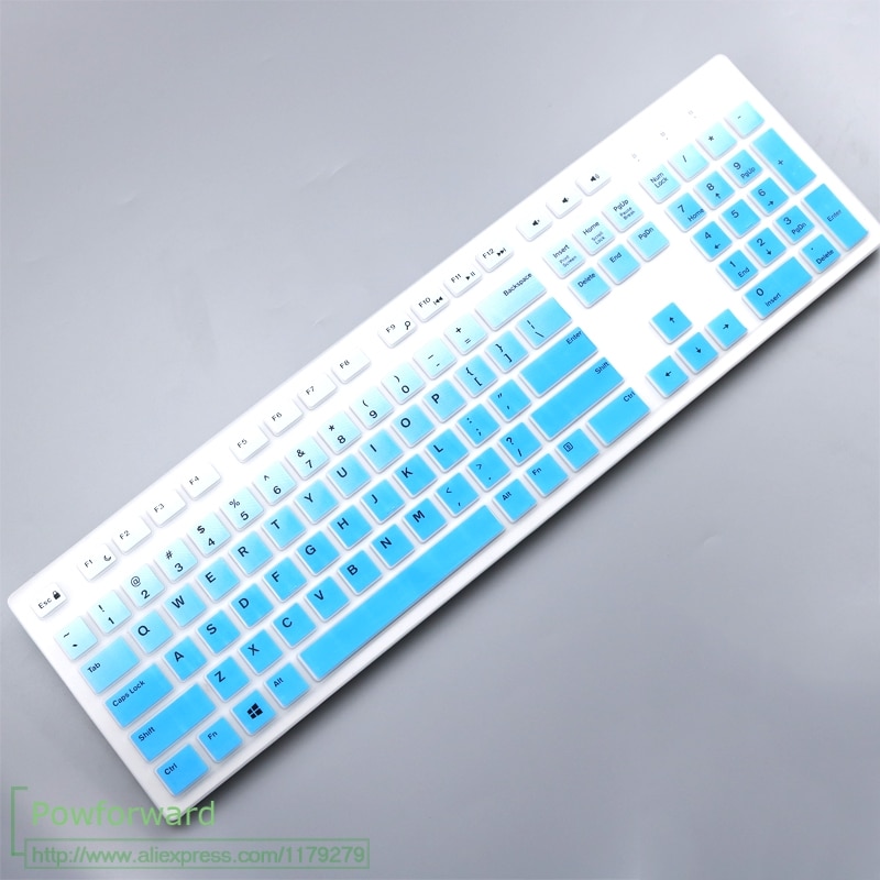 Tastatur Abdeckung haut Schutz für Dell KM636 Drahtlose Tastatur & Dell KB216 Verdrahtete Tastatur Wasserdichte Protector Haut