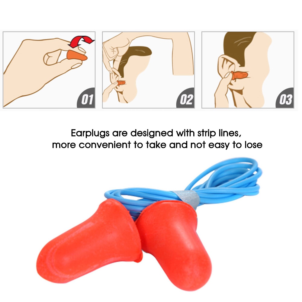 10pairs/lot Honeywell Ear Plugs High Foam Anti Noise Ear Protection Sleep Soundproof Earplugs Workplace Safety Supplies