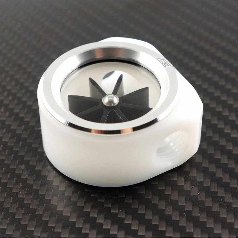 FormulaMod ICE-FM-BK/ICE-FM-WH,Ice Black/white computer water cooling water flow indicator water flow meter