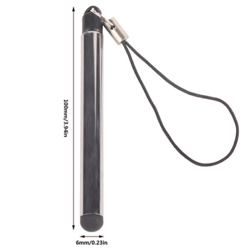 5 pçs universal tela de toque caneta retrátil universal touch screen caneta caneta stylus capacitivo para tablet telefone retrátil