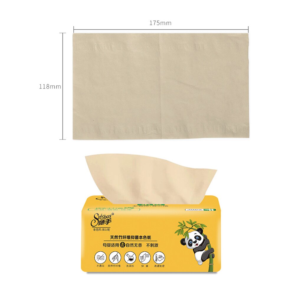 Bamboo Pulp Facial Tissues Eco-Friendly Recycled Paper Home Use Soft Dinner Napkins