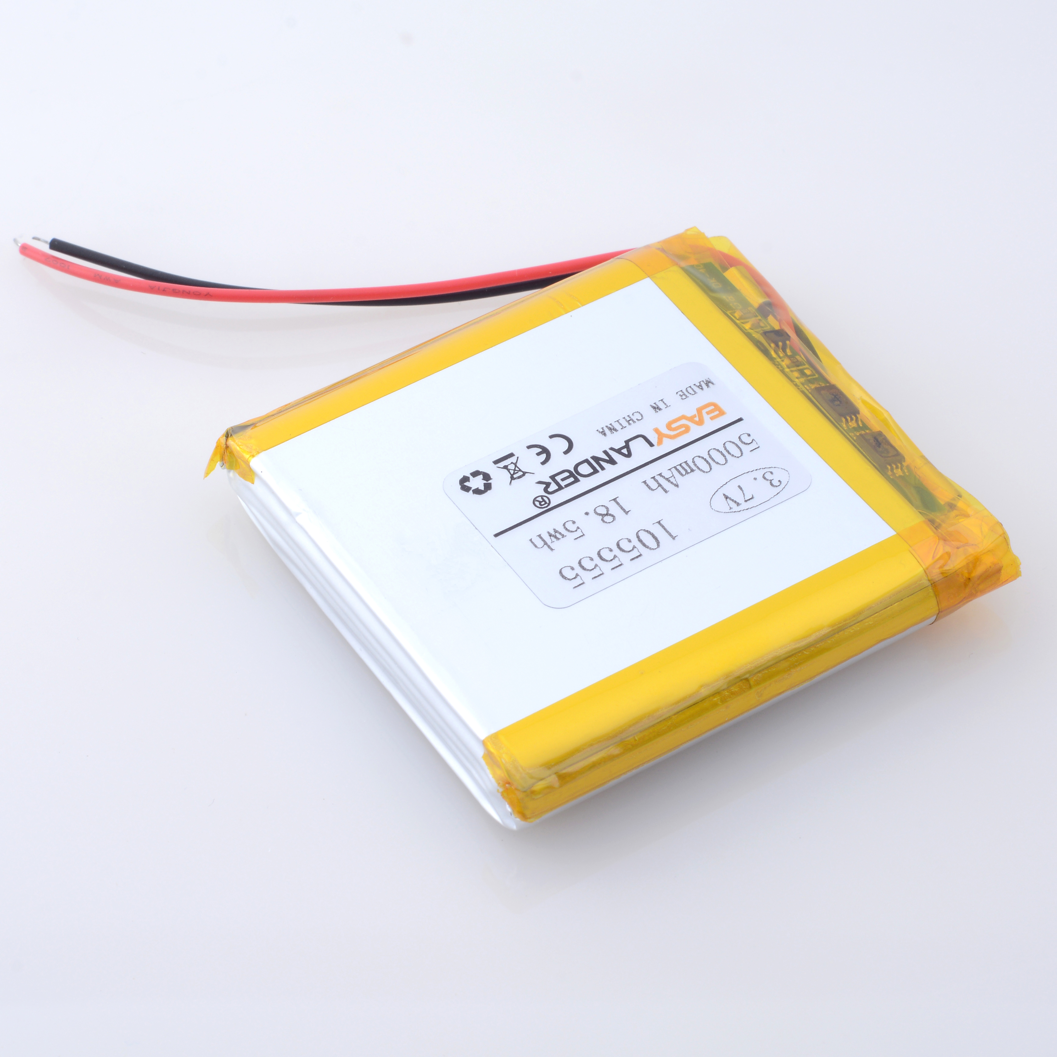 3.7V 105555 5000mAh Rechargeable Lithium Li-ion Li Polymer Battery